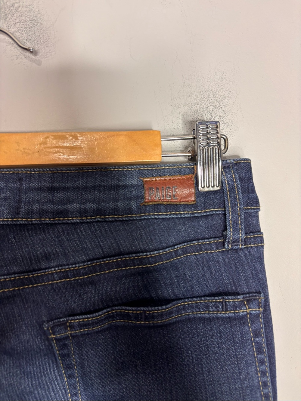 Paige Verdugo Ankle Dark Wash Blue Skinny Jeans Sz 27 - Picture 9 of 15